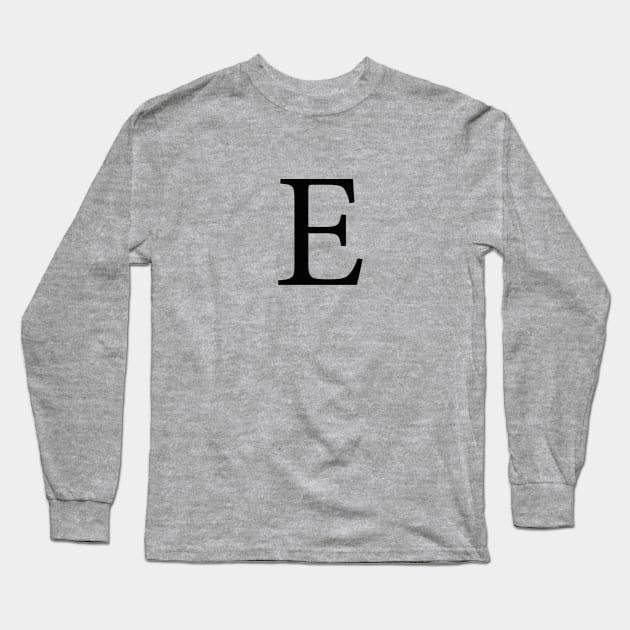 Epsilon Greek Letter Long Sleeve T-Shirt by AdventureFinder